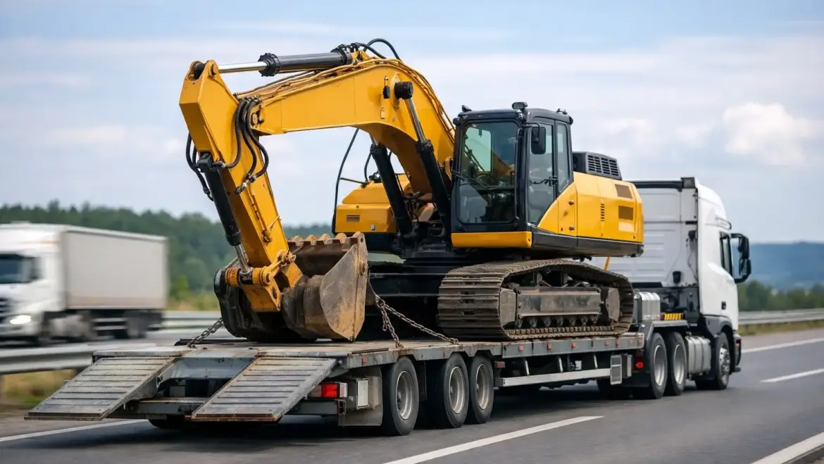 Transport koparki na lawecie – jak to zlecić