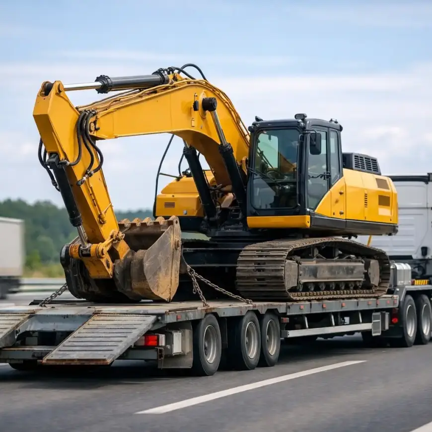 Transport koparki na lawecie – jak to zlecić
