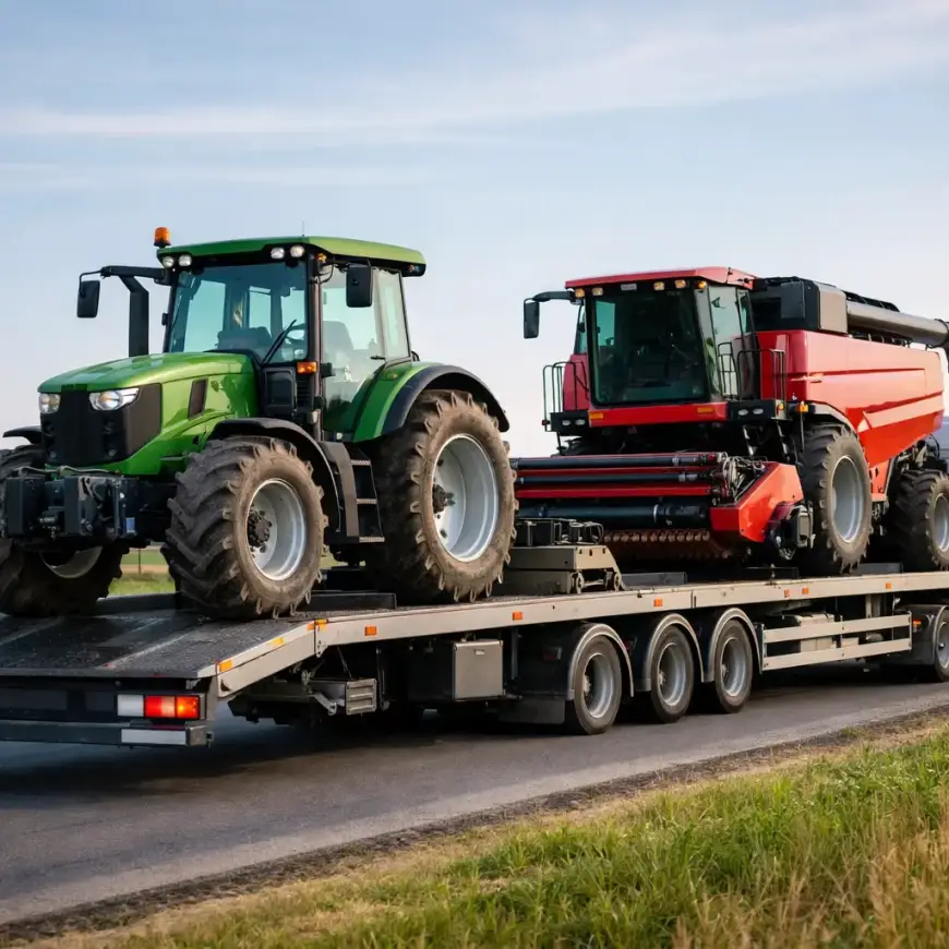 Transport lawetą maszyn rolniczych bez ryzyka