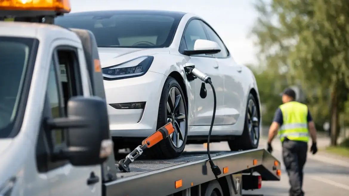Laweta dla auta elektrycznego – kiedy ją wezwać