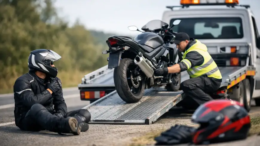 Pomoc drogowa dla motocyklisty – co robić?
