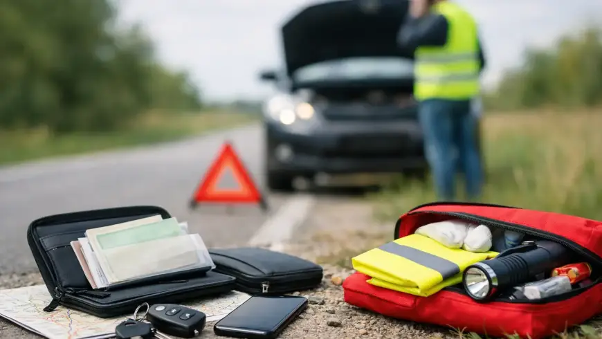 Co zabrać po awarii auta? Dokumenty i rzeczy