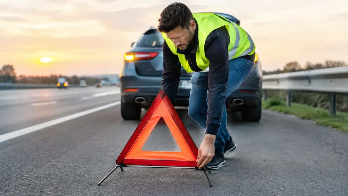Jak wykonać zabezpieczenie pojazdu na autostradzie