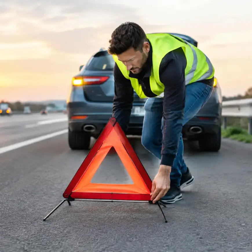 Jak wykonać zabezpieczenie pojazdu na autostradzie