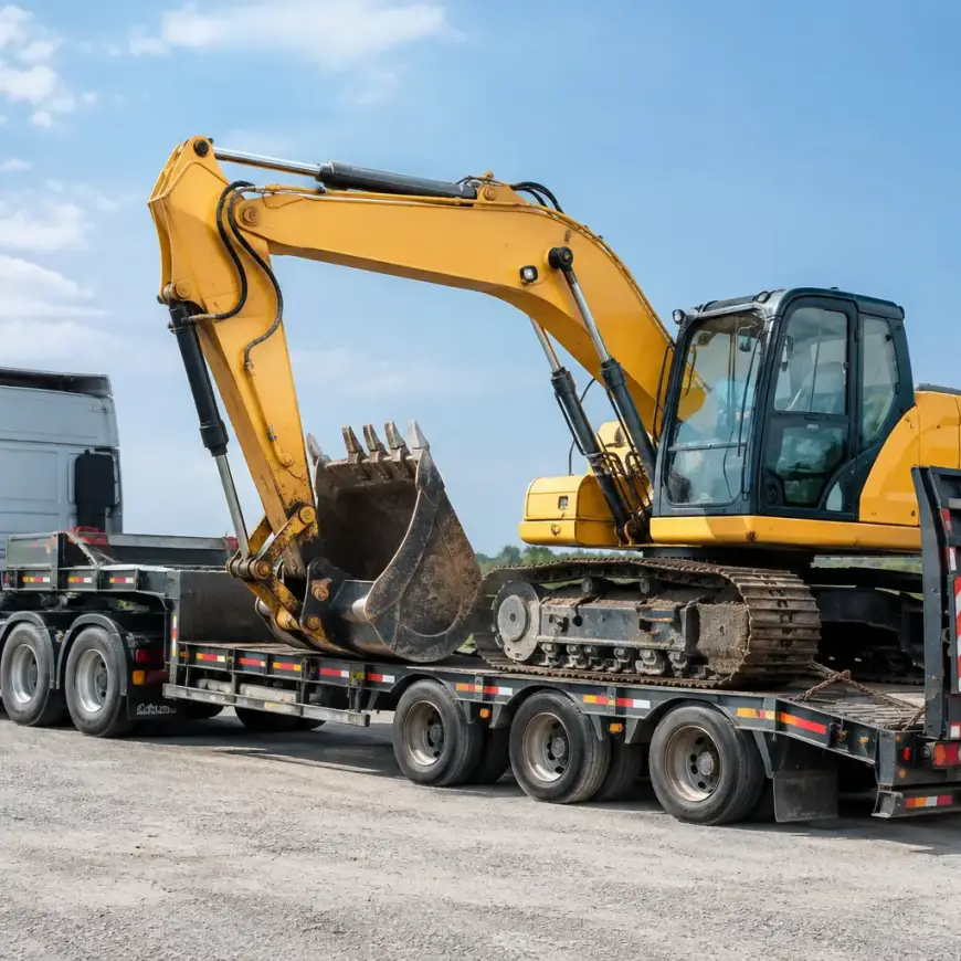 Transport koparki po awarii – co zrobić od razu?